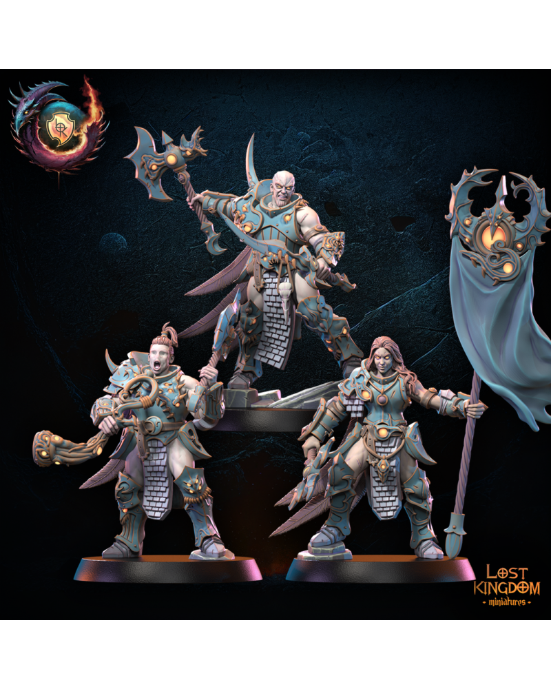 Nukuja Warriors CG (x3) - Warriors of the Dark Gods - TTRPG - Wargaming - Dungeons and Dragons