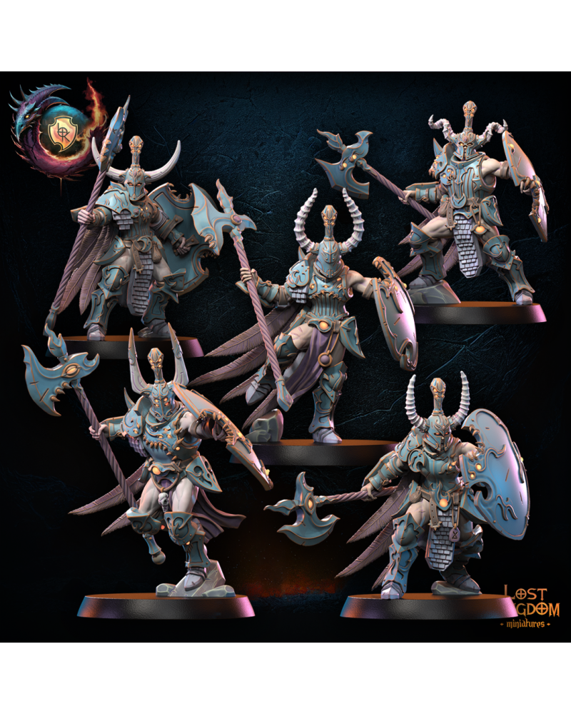 Nukuja Warriors(x10) - Warriors of the Dark Gods - TTRPG - Wargaming - Dungeons and Dragons