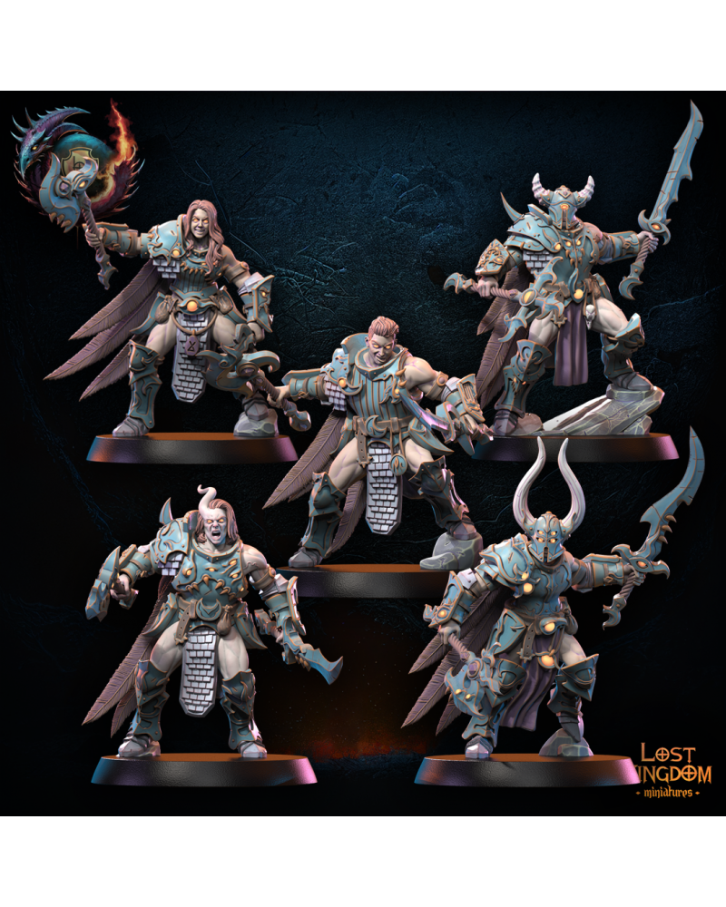 Nukuja Warriors(x10) - Warriors of the Dark Gods - TTRPG - Wargaming - Dungeons and Dragons