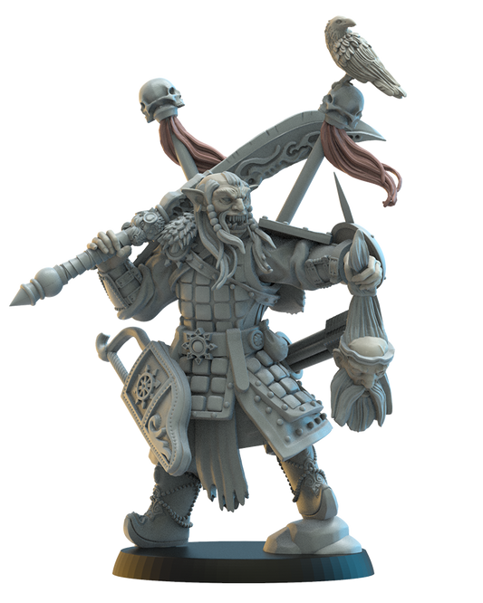 Ögodoi Khan, the Successor - Hobgoblin - TTRPG - Wargaming - Dungeons and Dragons