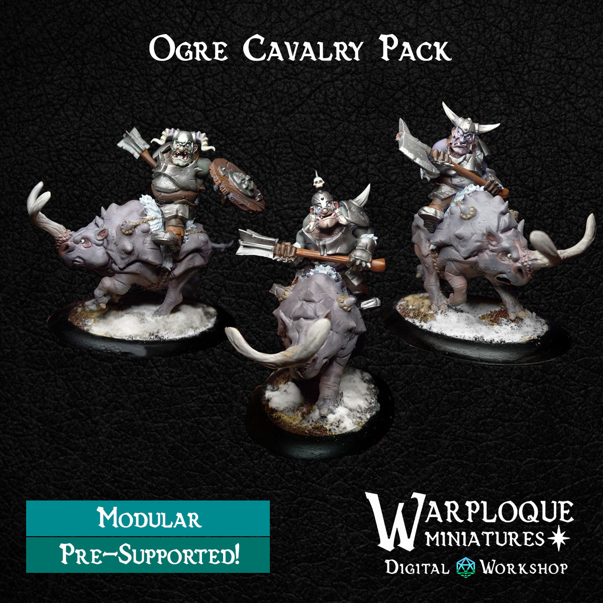 Ogre Cavalry - TTRPG - Wargaming - Dungeons and Dragons