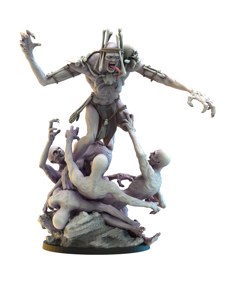 Ozul, Ghūl King - Ghoul - Undead - TTRPG - Wargaming - Mordheim - Dungeons and Dragons