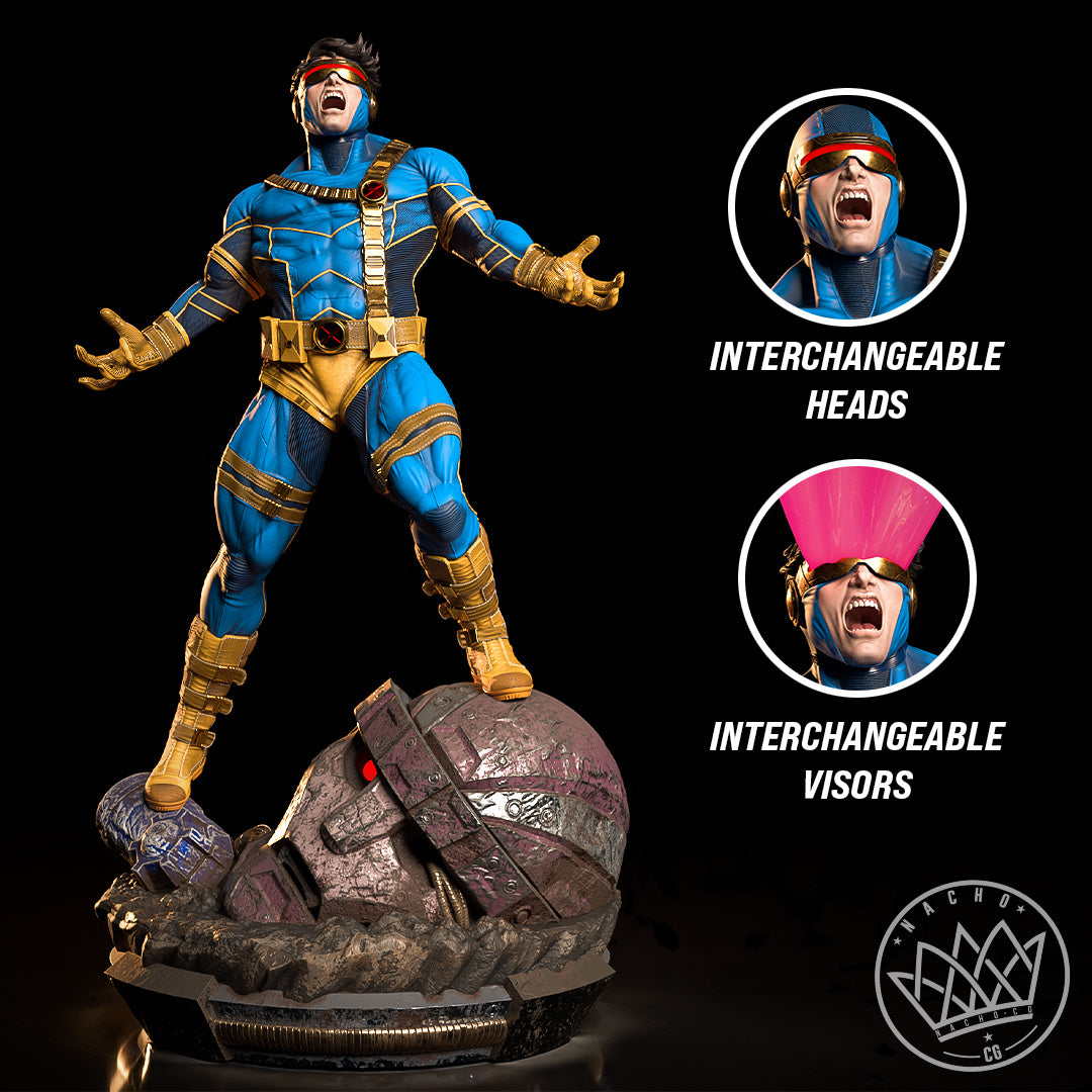 Cyclops Sculpture(75mm to 500mm) - Unassembled/Unpainted/3D Print