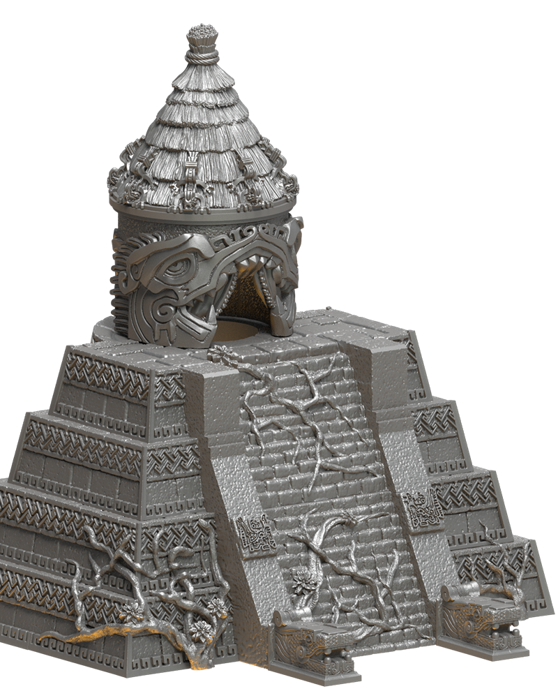 Quetzalcoatl Temple - by Lost Kingdom - Lizardmen - TTRPG Terrain - Wargaming - Dungeons and Dragons