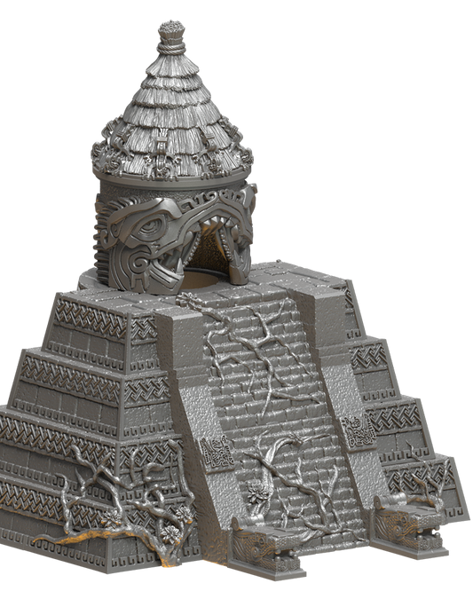 Quetzalcoatl Temple - by Lost Kingdom - Lizardmen - TTRPG Terrain - Wargaming - Dungeons and Dragons