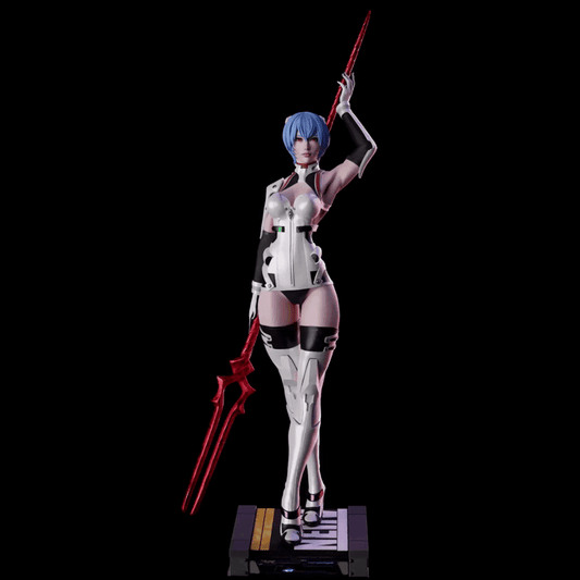 Rei Ayanami Sculpture (75mm to 500mm) - Unassembled/Unpainted/3D Print