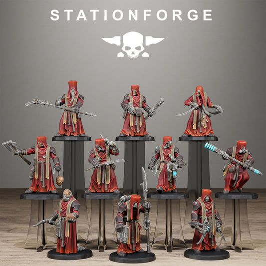 Scavenger Blade Preachers (x10) TTRPG - Wargaming - Grimdark