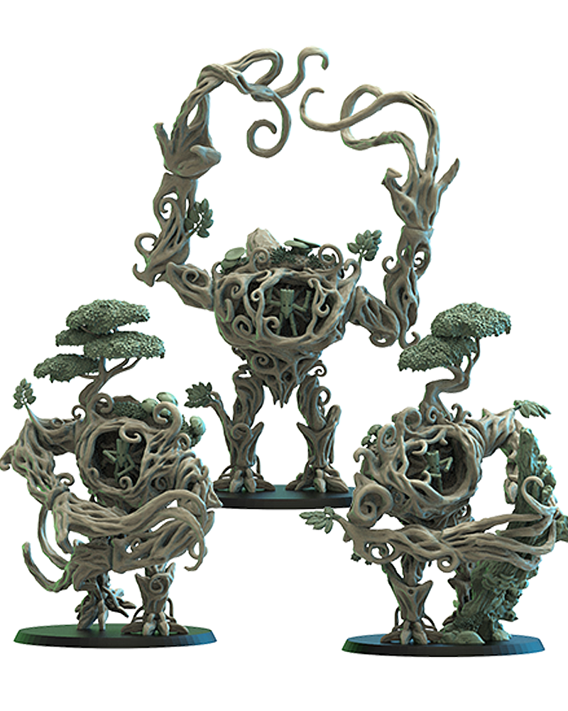 Rikku Empshells (x3) - Treants - TTRPG - Wargaming - Dungeons and Dragons