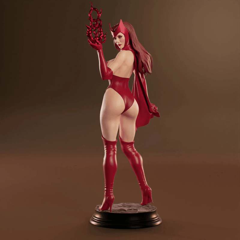 Scarlet Witch Sculpture (75mm to 500mm) - Unassembled/Unpainted/3D Print