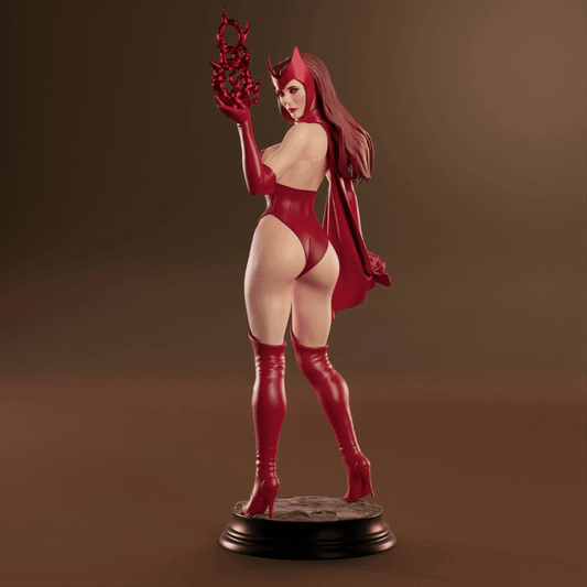 Scarlet Witch Sculpture (75mm to 500mm) - Unassembled/Unpainted/3D Print