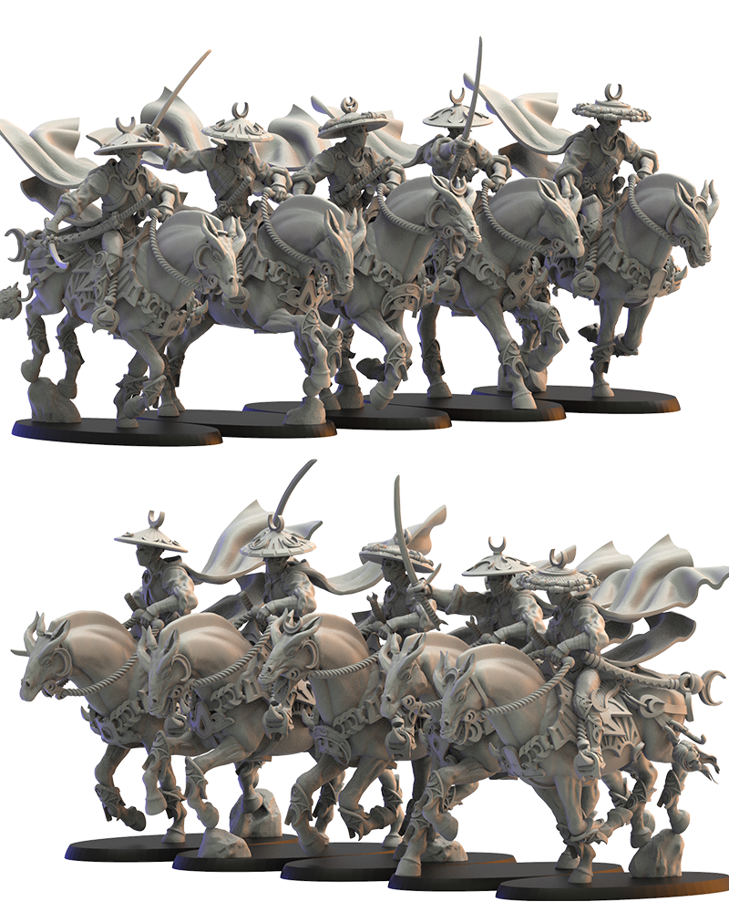 Shadow Knights (x5) Night Elves - TTRPG - Wargaming - Dungeons and Dragons