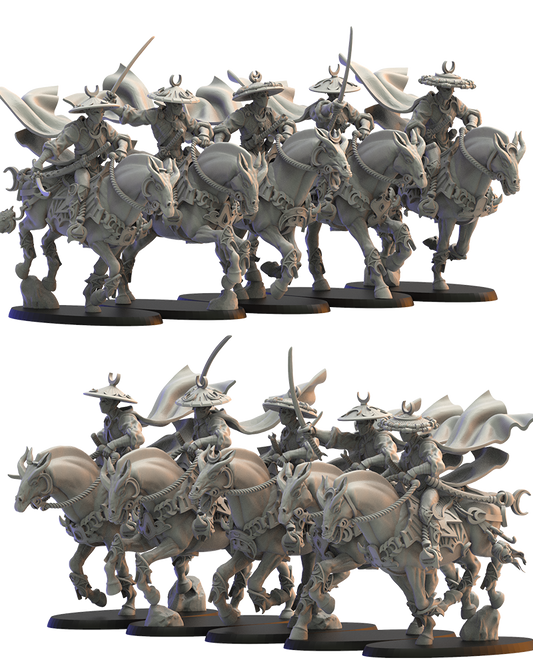 Shadow Knights (x5) Night Elves - TTRPG - Wargaming - Dungeons and Dragons