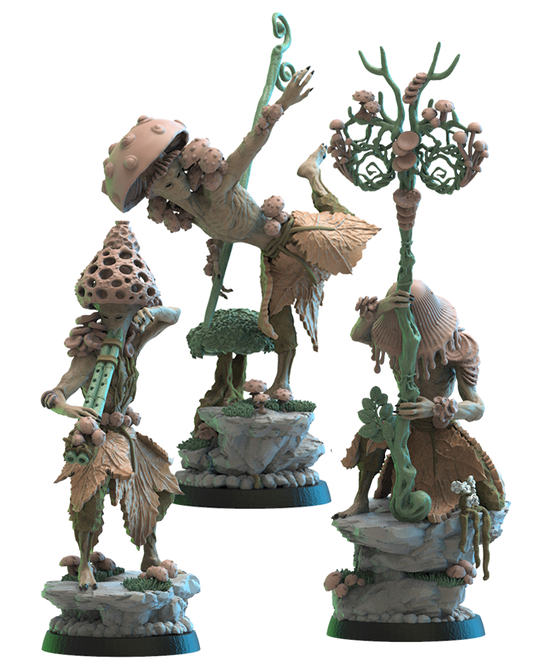 Shaolin Kodamas CG (x3) - Wood Elves - TTRPG - Wargaming - Dungeons and Dragons