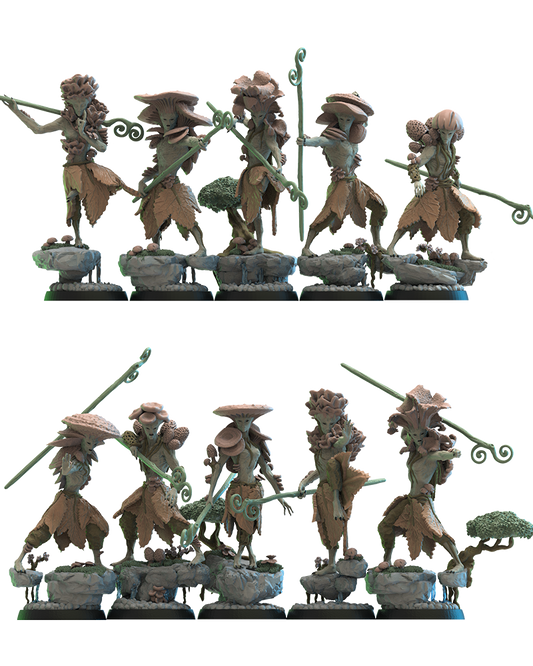 Shaolin Kodamas (x10) - Wood Elf - TTRPG - Wargaming - Dungeons and Dragons