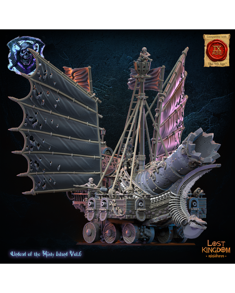 Shipwreck Maker - Undead Pirates - TTRPG - Wargaming - Dungeons and Dragons