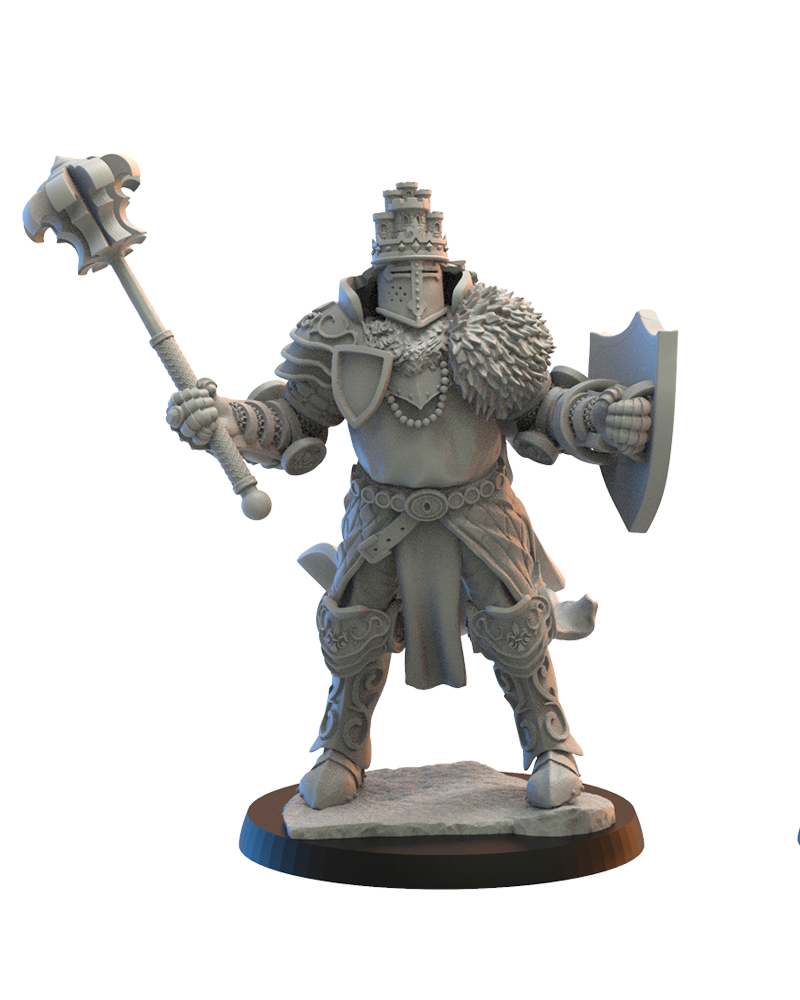 Sir Bors on foot - Bretons - TTRPG - Wargaming - Dungeons and Dragons