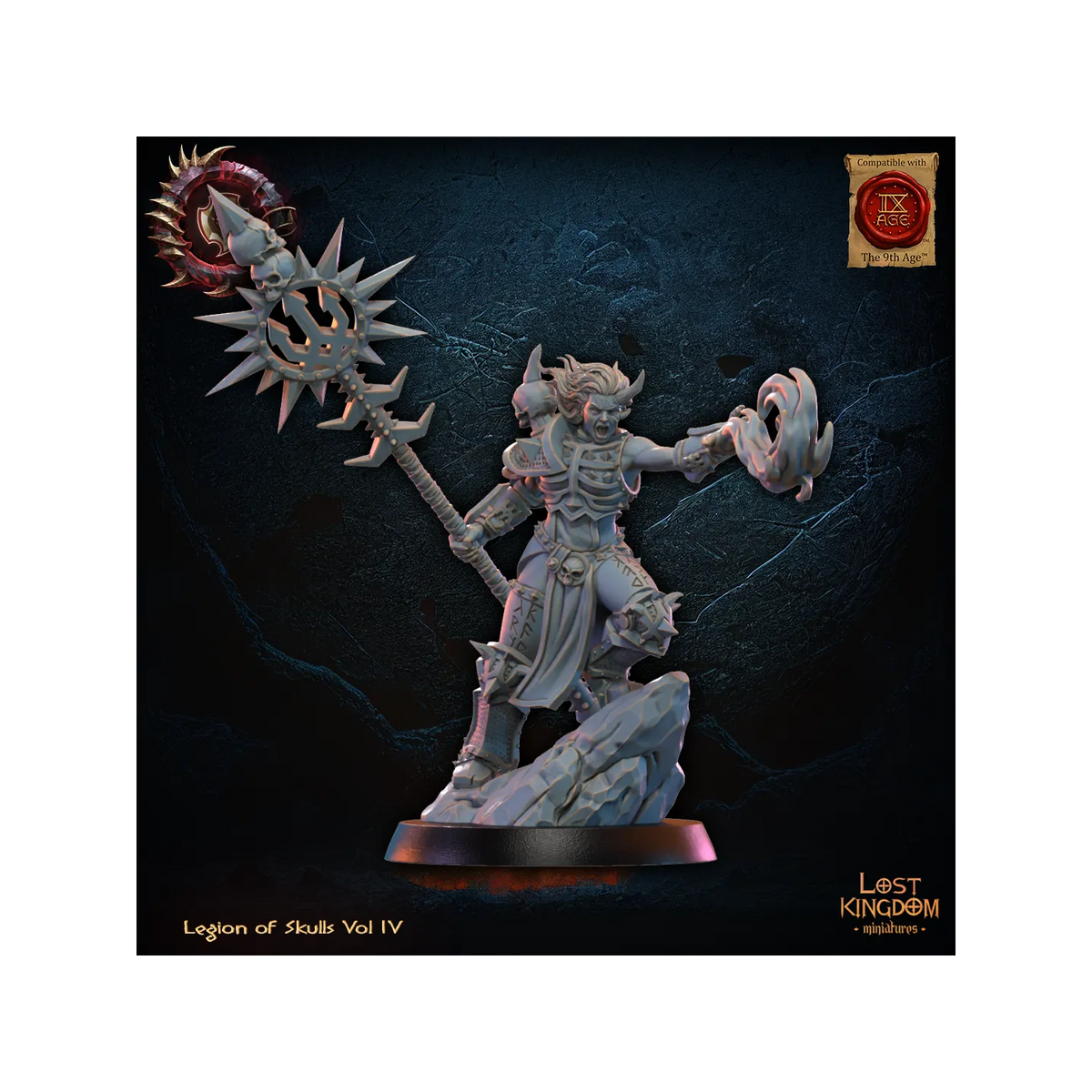 Skull Chosen Sorceress - Legion of Skull - TTRPG - Wargaming - Dungeons and Dragons