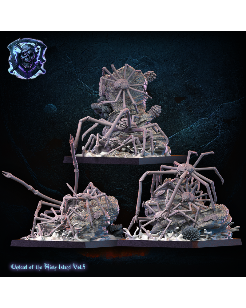 Skull Crab Swarms (x3) - Undead - TTRPG - Wargaming - Dungeons and Dragons