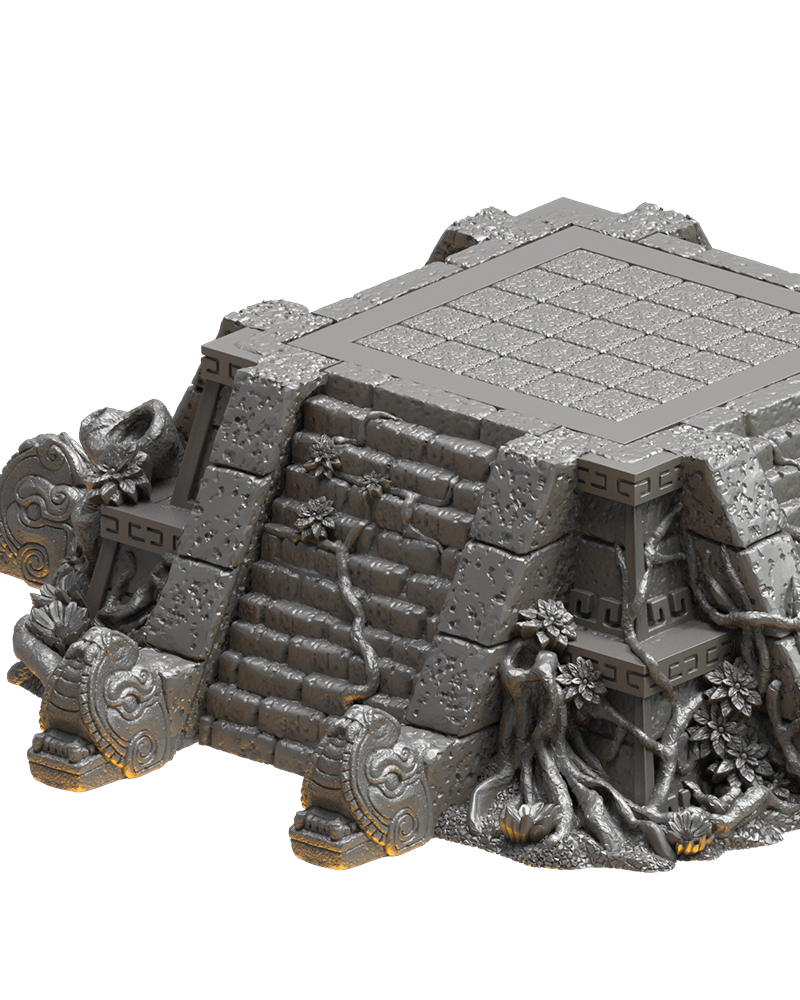 Small Altar V2 -  Lizard-Men - TTRPG Terrain - Wargaming - Dungeons and Dragons
