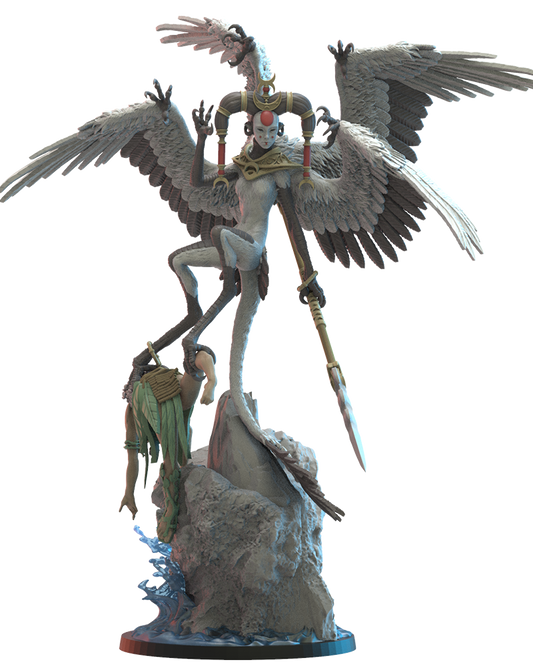 Sora, Kurēnjosei Hero - Harpy - TTRPG - Wargaming - Dungeons and Dragons