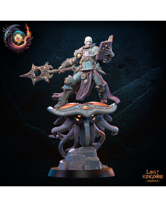 Sorcier/Sorcière sur tentadisque (x2) - Guerriers des Dieux Sombres - JDR - Wargaming - Donjons et Dragons