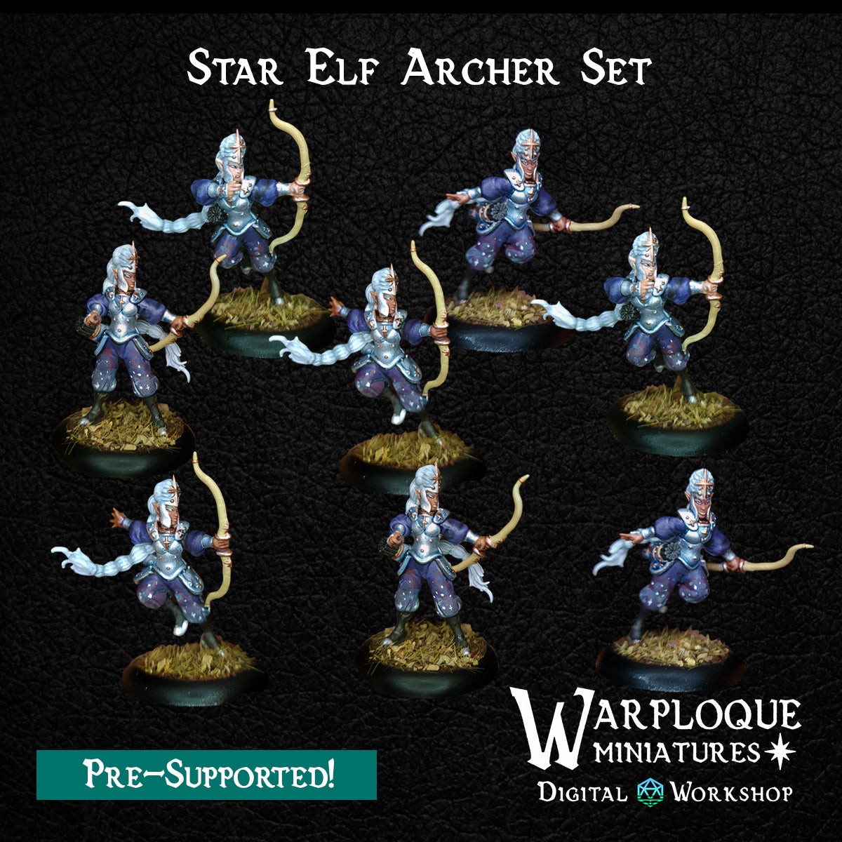 The Star Elven Host Bundle (x24) - TTRPG - Wargaming - Dungeons and Dragons