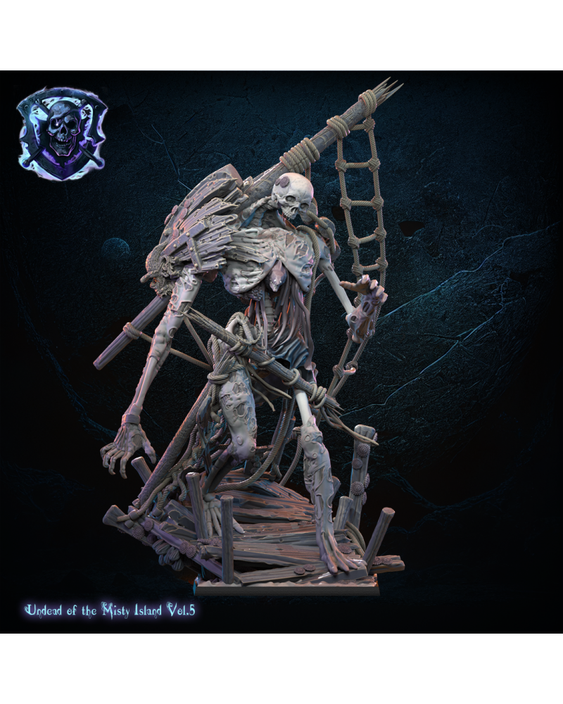 Sunken Giant - Undead Giant Pirate - TTRPG - Wargaming - Dungeons and Dragons