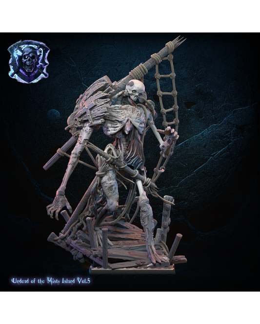 Géant englouti - Géant pirate mort-vivant - JdR - Wargaming - Donjons et Dragons