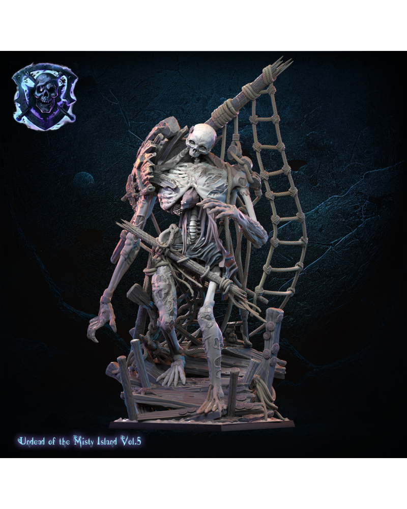 Sunken Giant - Undead Giant Pirate - TTRPG - Wargaming - Dungeons and Dragons