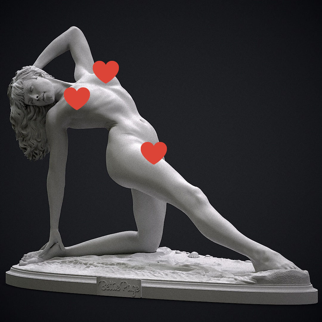 Bettie Page SFW/NSFW Sculpture(75mm to 500mm) - Unassembled/Unpainted/3D Print