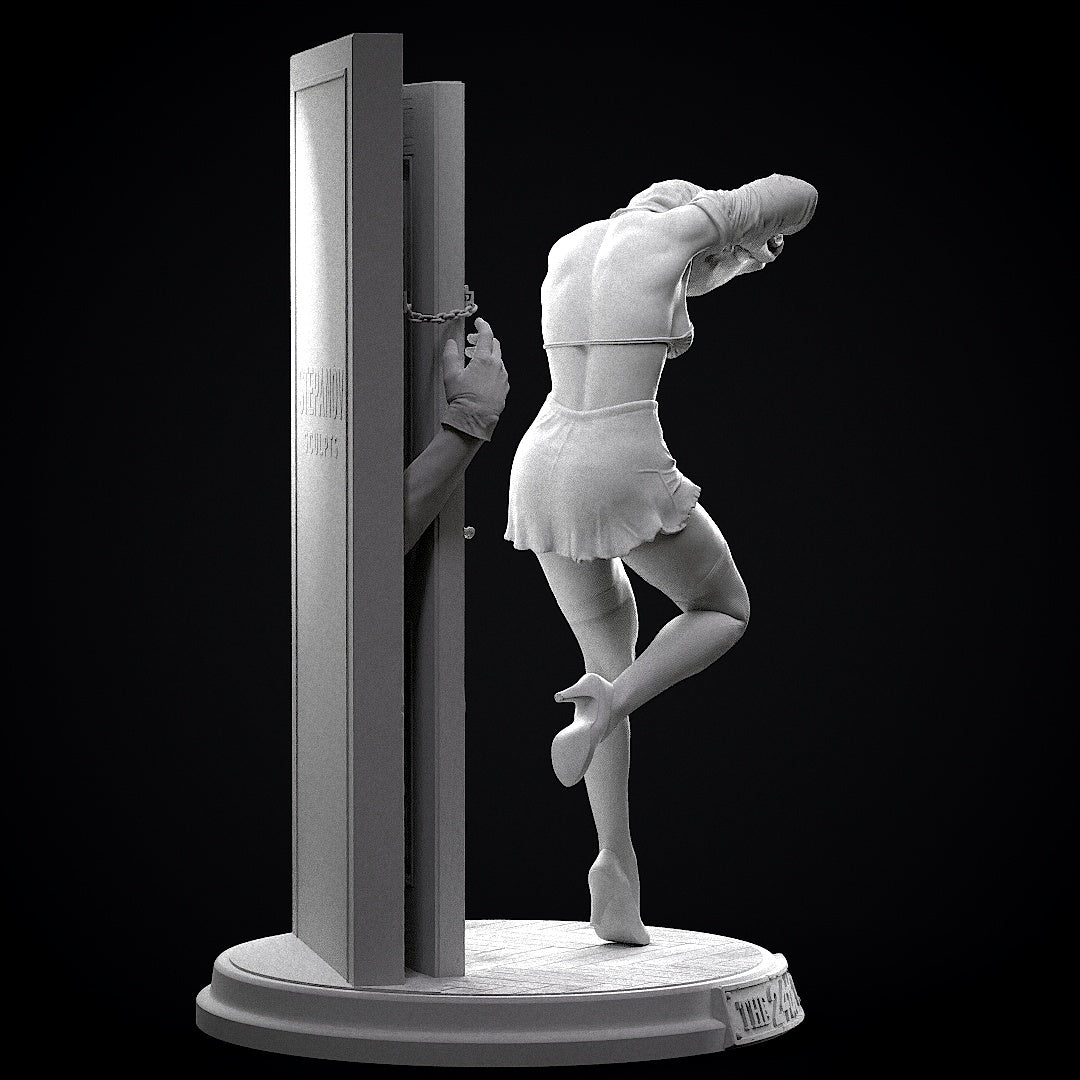 The 24th Girl Sculpture (75mm to 500mm) - Unassembled/Unpainted/3D Print
