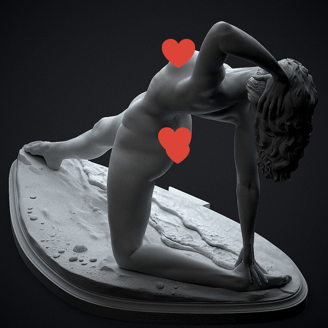 Bettie Page SFW/NSFW Sculpture(75mm to 500mm) - Unassembled/Unpainted/3D Print
