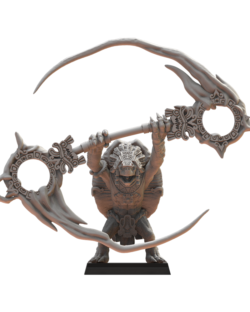 Tezcatlipoca, the God Kid - Lizard Men - by Lost Kingdom -  TTRPG - Wargaming - Dungeons and Dragons