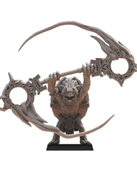 Tezcatlipoca, the God Kid - Lizard Men - by Lost Kingdom -  TTRPG - Wargaming - Dungeons and Dragons