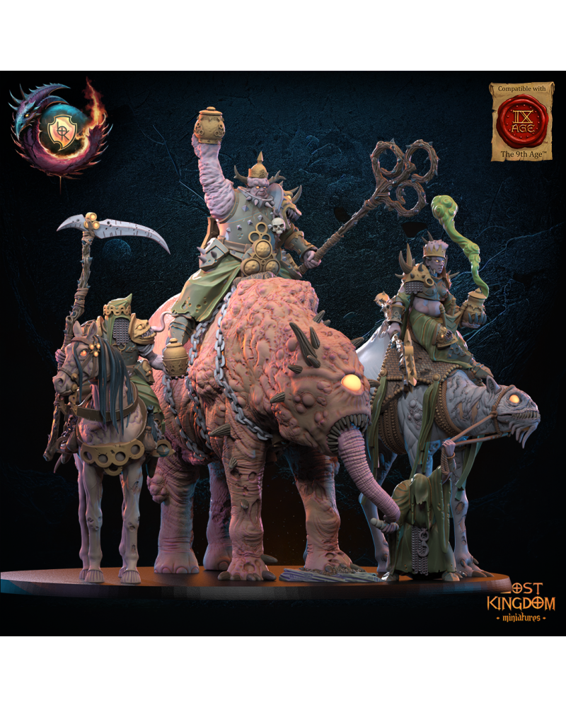 The Gluttony Kings (x3) - Warriors of the Dark Gods - TTRPG - Wargaming - Dungeons and Dragons