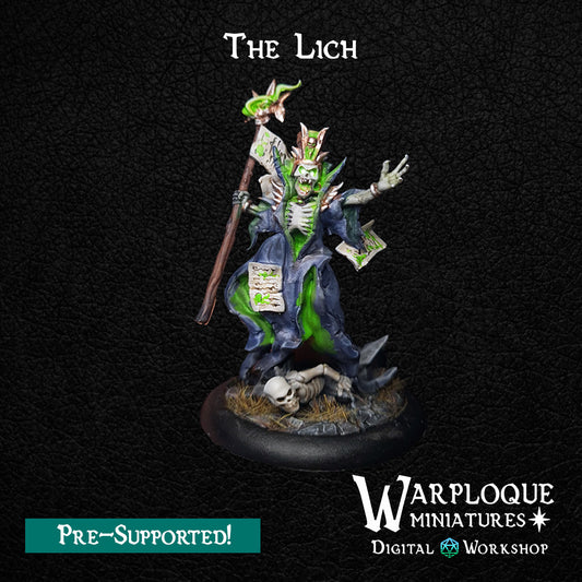 The Lich - Undead - TTRPG - Wargaming - Dungeons and Dragons - Mordheim