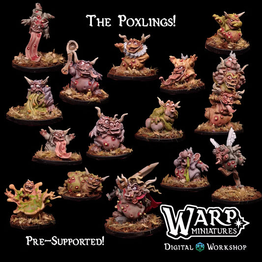 Les Poxlings (x15) - JDR - Wargame - Donjons et Dragons