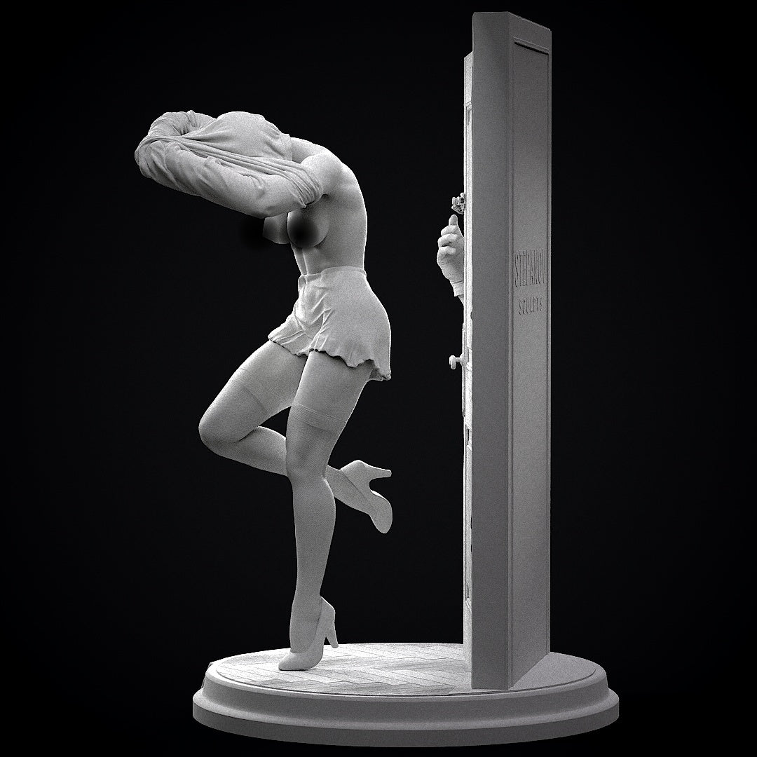 The 24th Girl NSFW Sculpture (75mm to 500mm) - Unassembled/Unpainted/3D Print