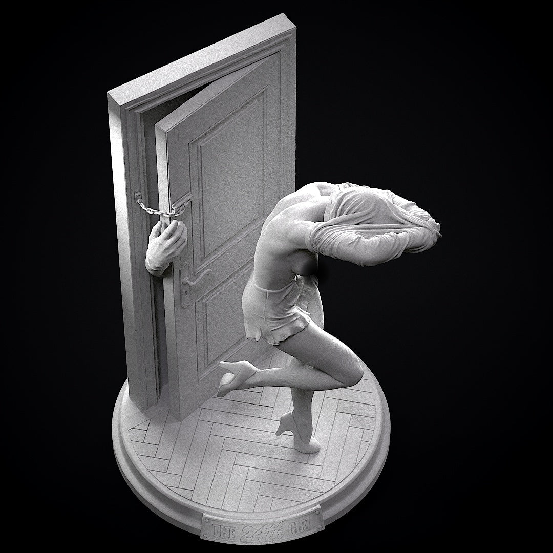 The 24th Girl NSFW Sculpture (75mm to 500mm) - Unassembled/Unpainted/3D Print