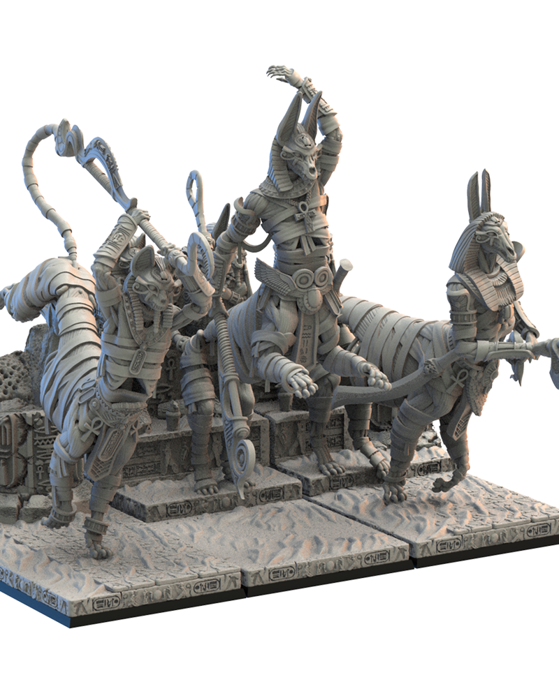 Tomb Guardians (x3) - Tomb Kings - Undead - TTRPG - Wargaming - Dungeons and Dragons