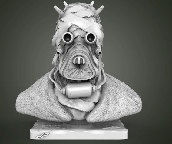 Tuskan Raider Bust - Dungeons and Dragons - by Star Wars 3D - Tabletop ...