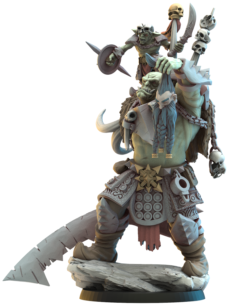 Uhur & Ofduk, the Unchained - Orcs - TTRPG - Wargaming - LOTR - Dungeons and Dragons