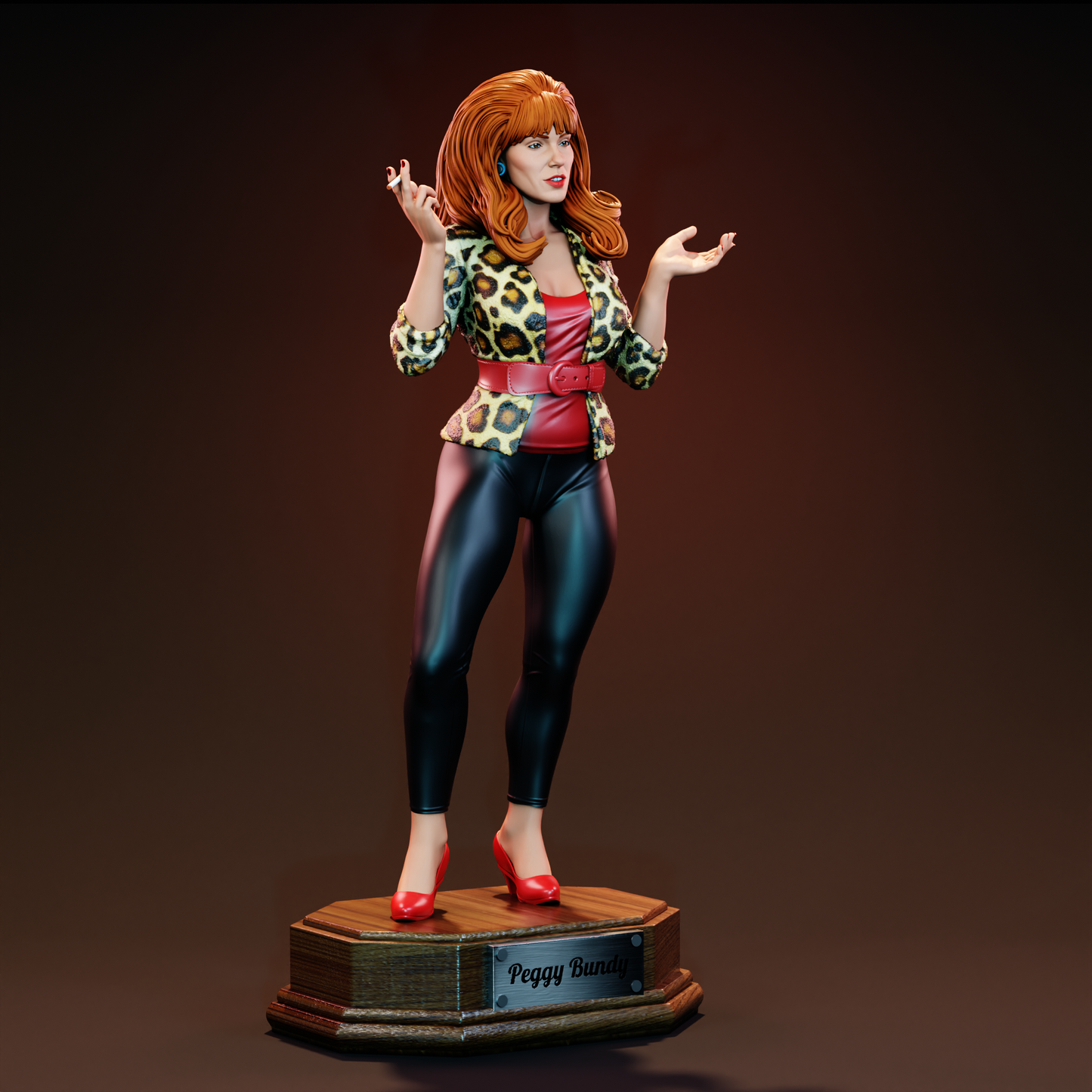 Peggy Bundy: Married with Children Sculpture (75mm to 500mm) - Unassembled/Unpainted/3D Print