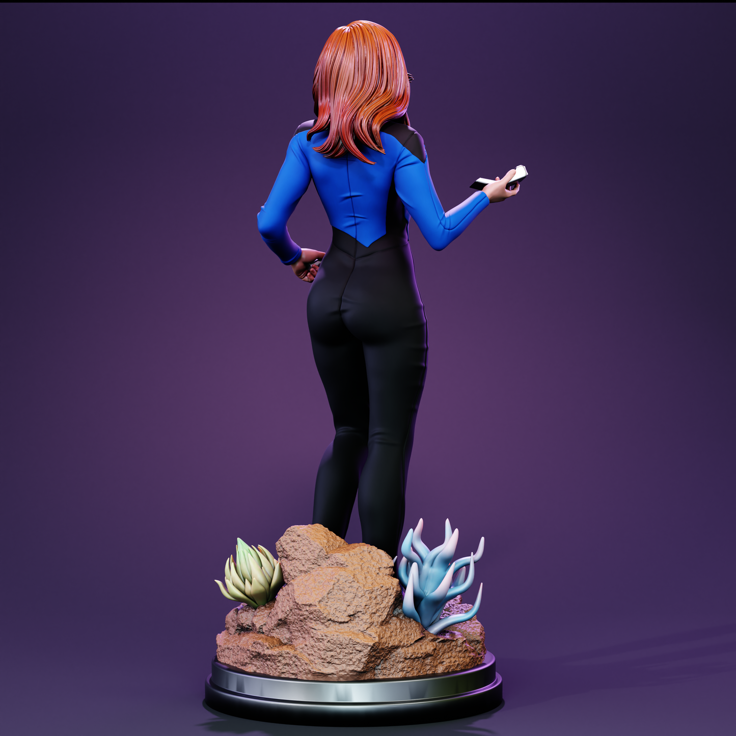 Dr. Beverly Crusher Star Trek Sculpture (75mm to 500mm) - Unassembled/Unpainted/3D Print