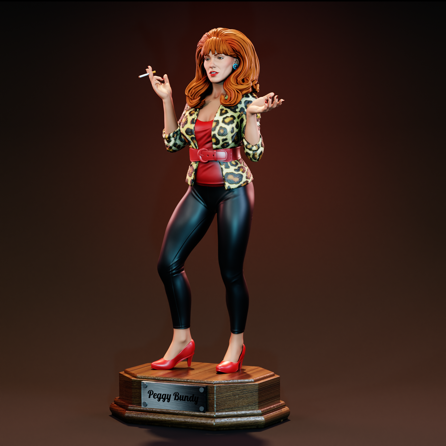 Peggy Bundy: Married with Children Sculpture (75mm to 500mm) - Unassembled/Unpainted/3D Print