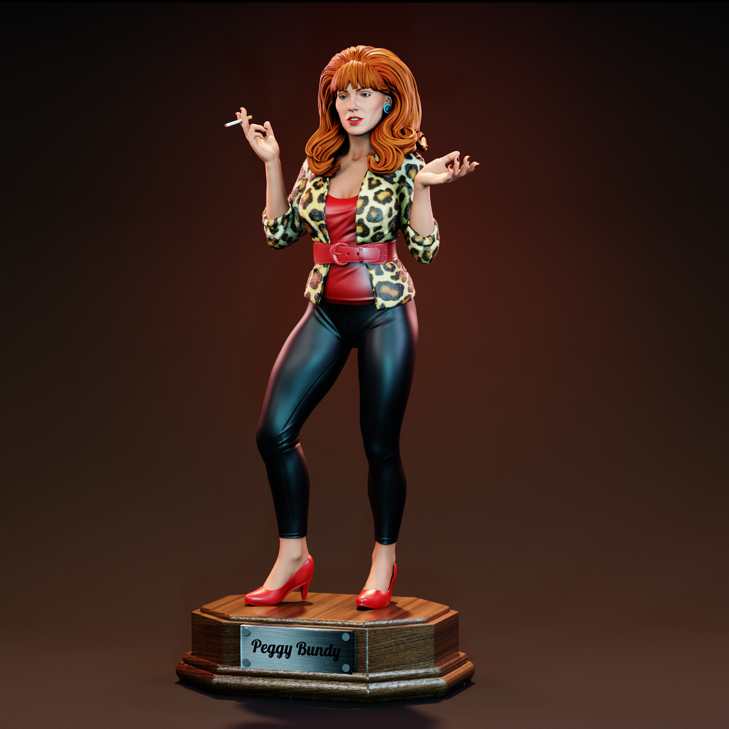 Peggy Bundy: Married with Children Sculpture (75mm to 500mm) - Unassembled/Unpainted/3D Print