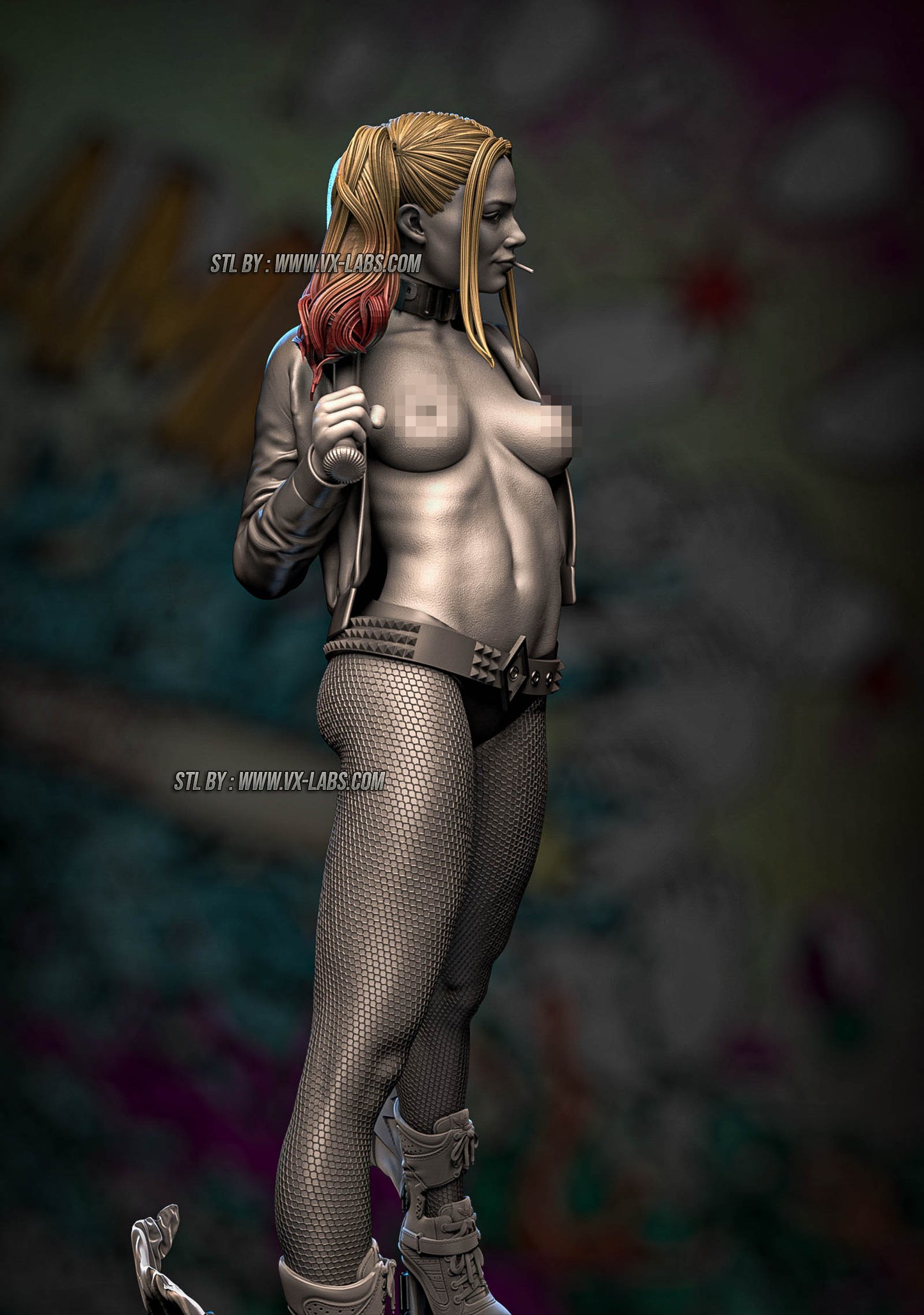 Harley Quinn SFW/NSFW Sculpture (75mm - 500mm) - Unassembled/Unpainted/3D Print