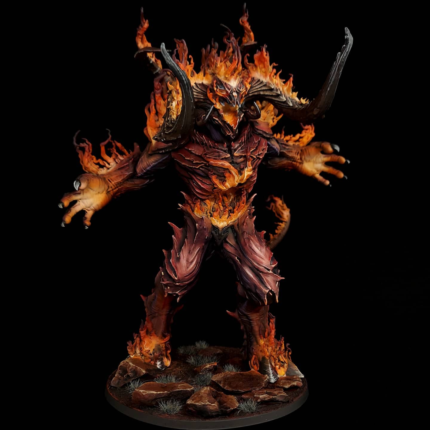 Valarauko Pose 1 - Demon - by Mini Monster Mayhem- Tabletop RPG Miniature - Roleplaying 3D Printed Fantasy Mini