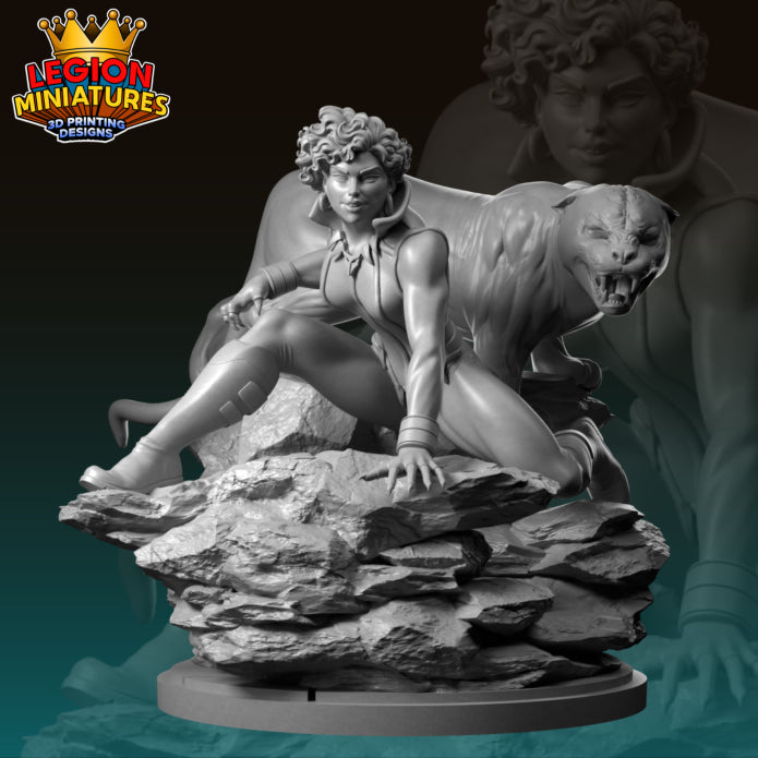 Vixen Miniature(40mm - 75mm) Unassembled/Unpainted/3D Print