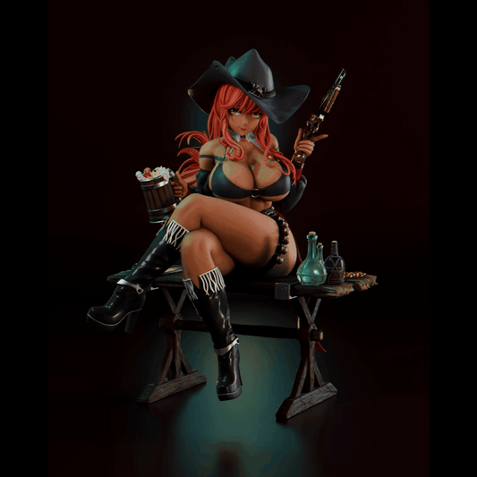 Volume (Pirate Outfit) Nikke Sculpture (75mm to 500mm) - Unassembled/Unpainted/3D Print